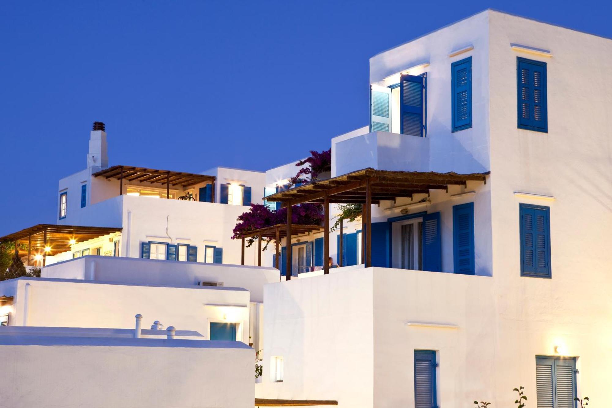 Alexandros Hotel Platis Gialos  Bagian luar foto