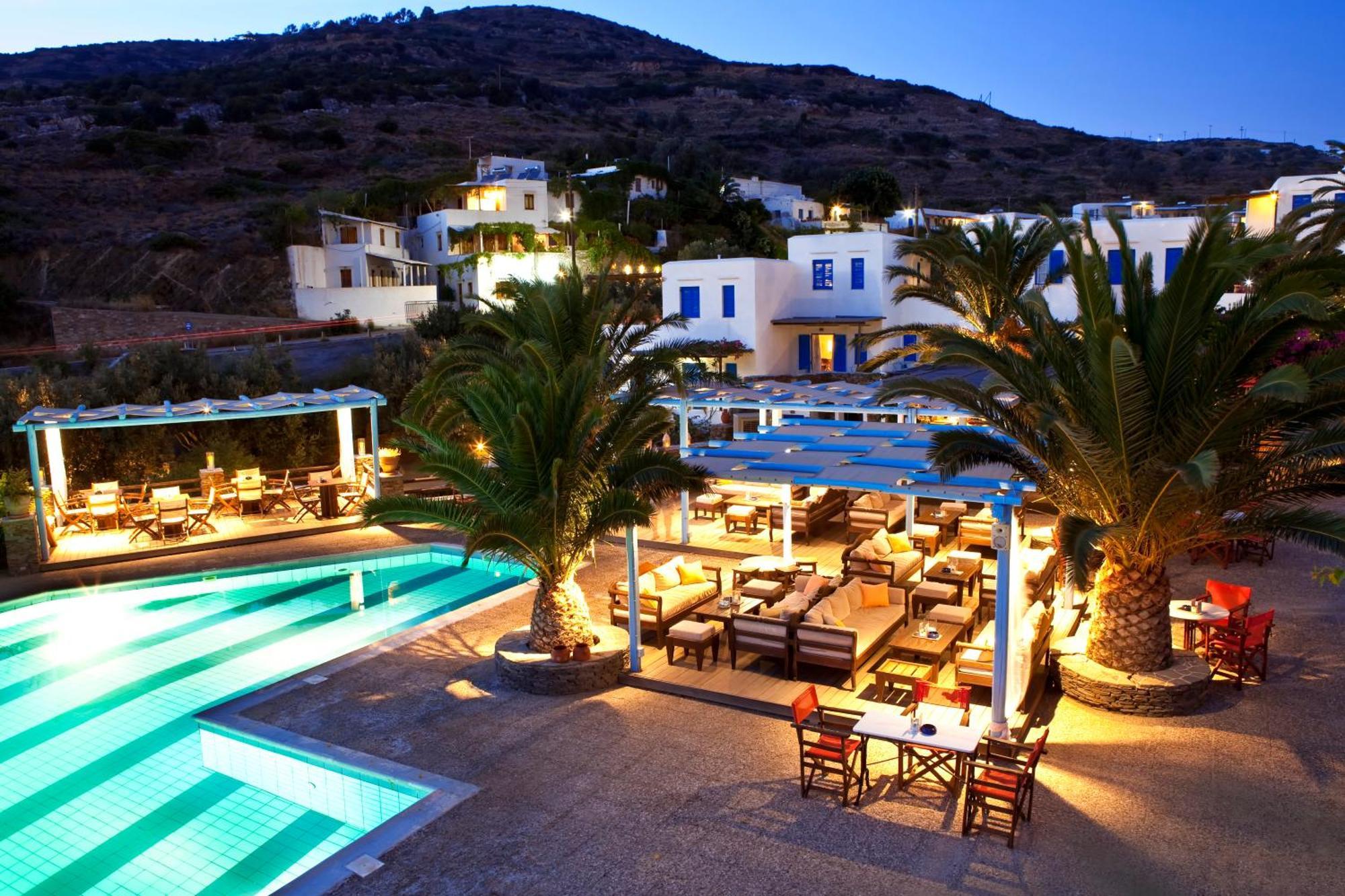 Alexandros Hotel Platis Gialos  Bagian luar foto