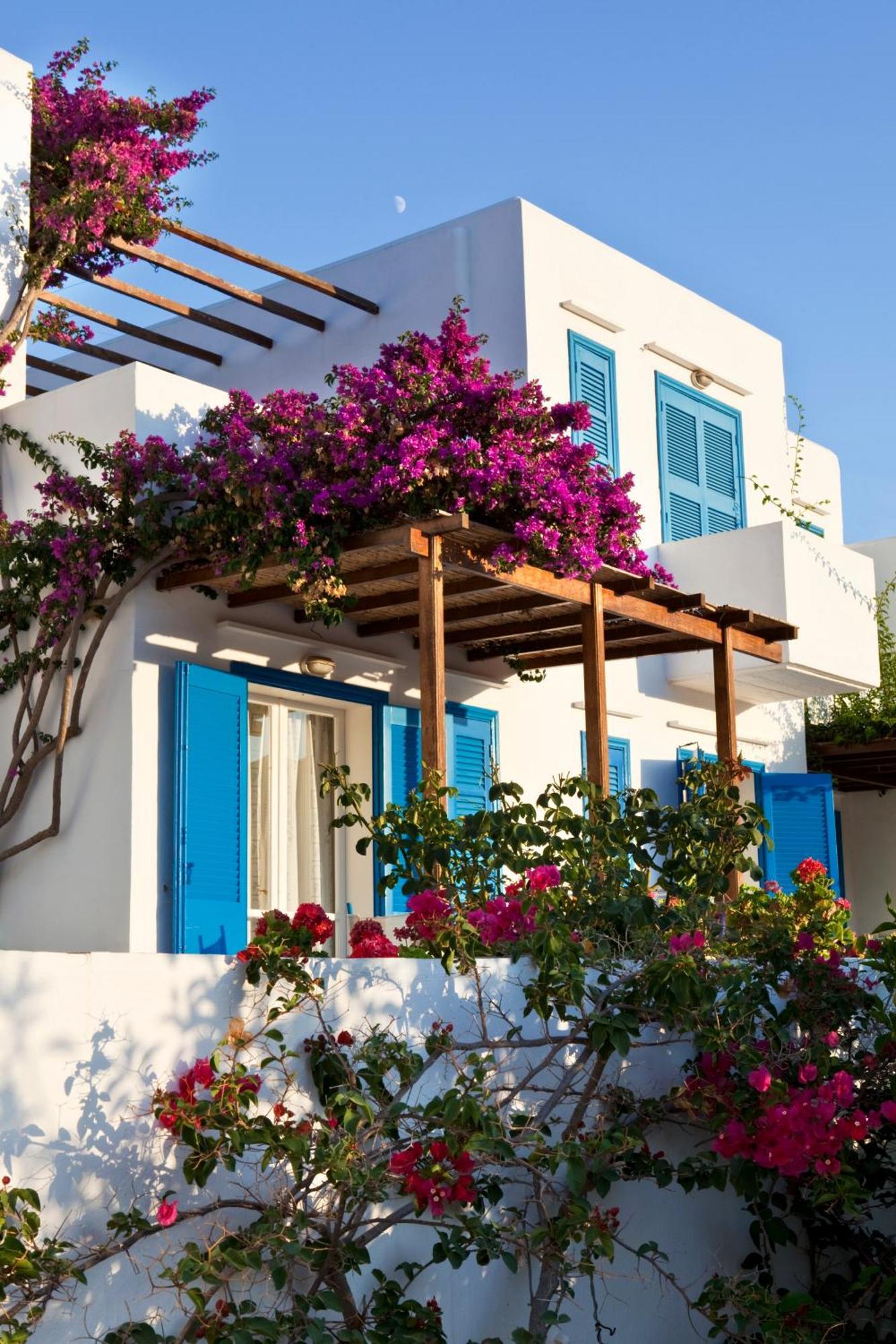 Alexandros Hotel Platis Gialos  Bagian luar foto